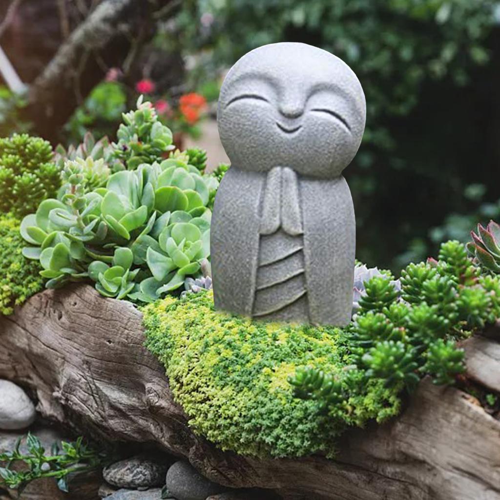 Resin Art Baby Memories - Jizo Monniken Gebedsbeeldje Harsen Baby Gedenkbeeldje