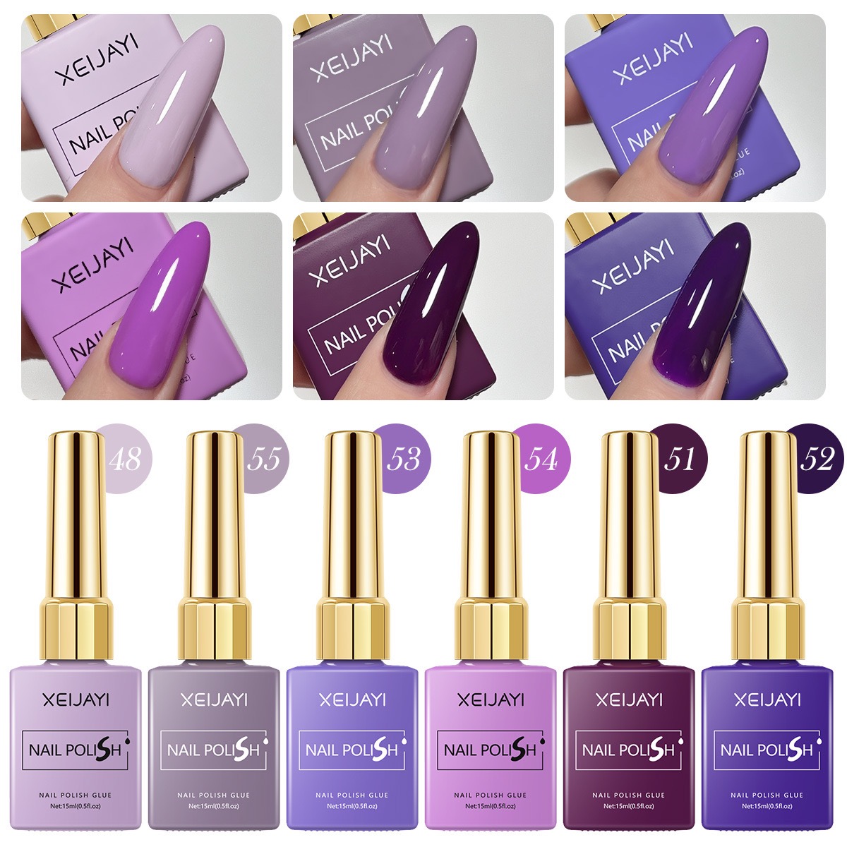Resin Art All - 6 STKS/SET 15 ml Gel Nagellak