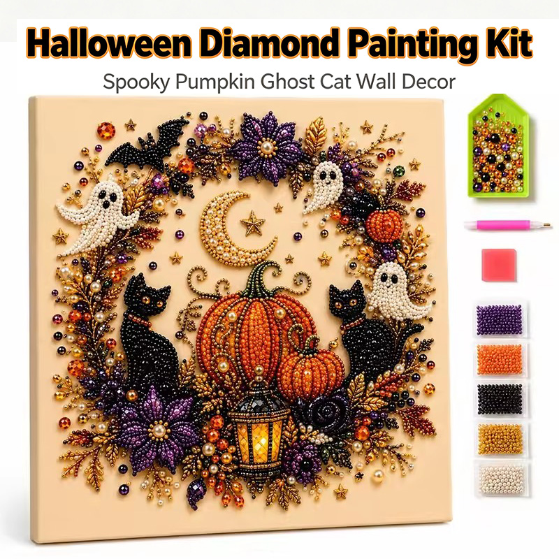 @Halloween Ghost Pearl Art Kit - Resin Art Wall Decor recensie en prijs