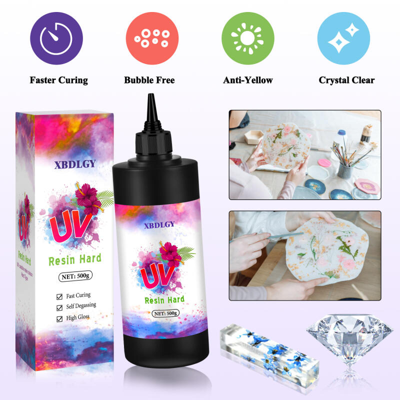 200g/250g/500g UV-hars harde l - Resin Art Uv Light recensie en prijs