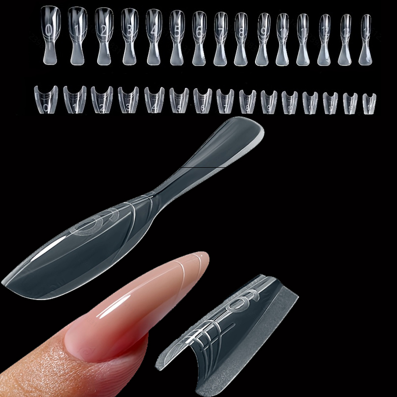240 stuks dubbele nagelvormen  - Resin Art Template recensie en prijs