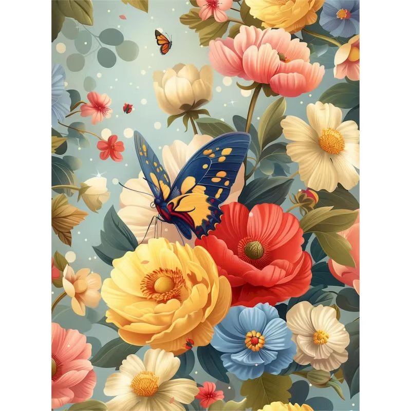 Diamond Painting By Numbers DI - Resin Art Of Flowers recensie en prijs
