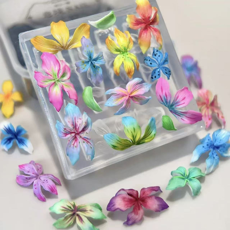 Z. 3D Bloemen Nagelvorm DIY Si - Resin Art Template recensie en prijs