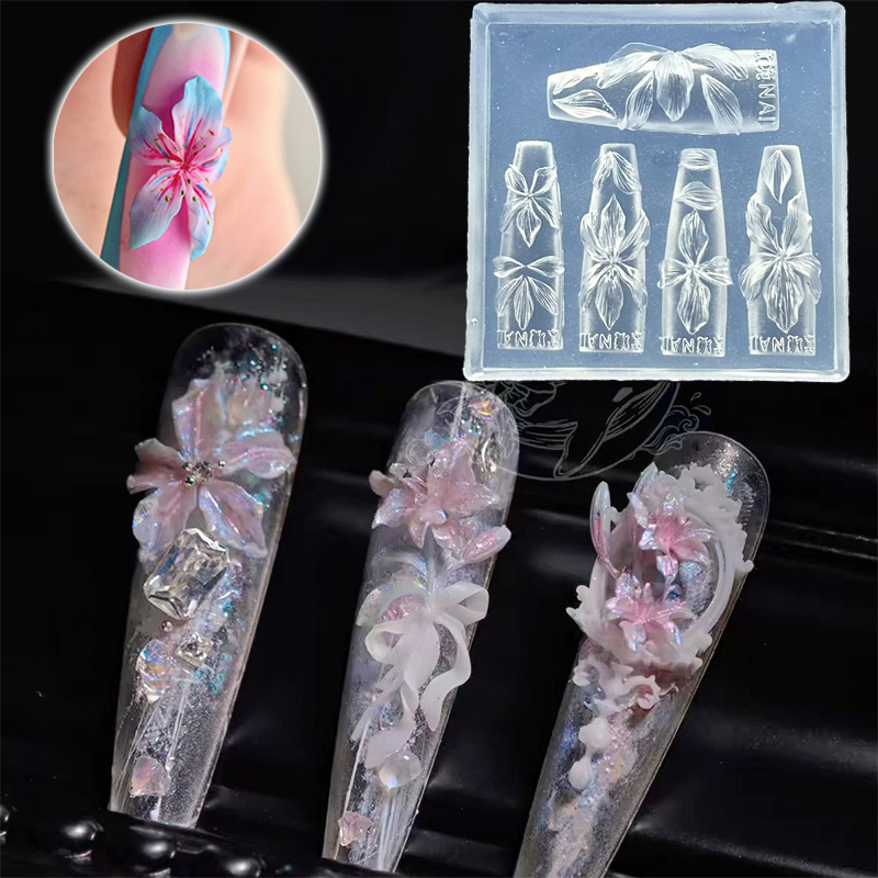 Z. 3D Bloemen Nagelvorm DIY Si - Resin Art Template recensie en prijs