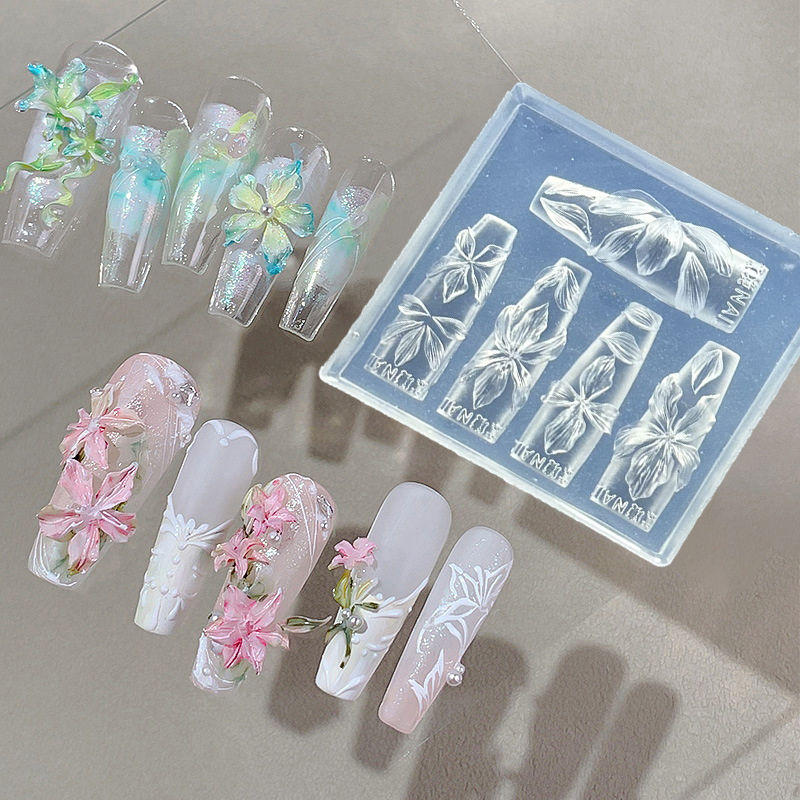 Z. 3D Bloemen Nagelvorm DIY Si - Resin Art Template recensie en prijs