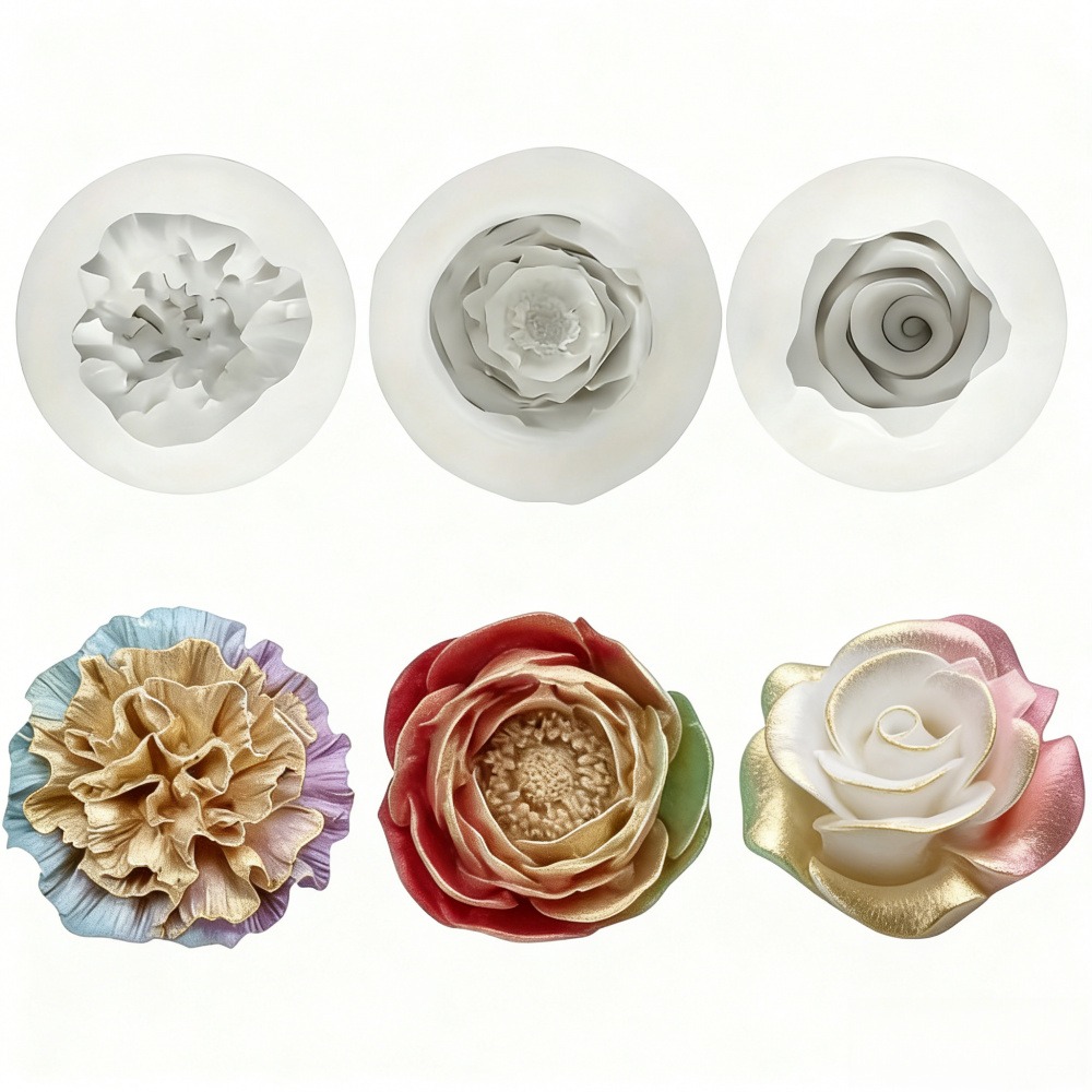 3-delige siliconenvormen voor  - Resin Art All recensie en prijs