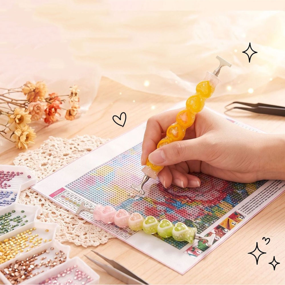 Nieuwe hartvormige diamant sch - Resin Art Design recensie en prijs