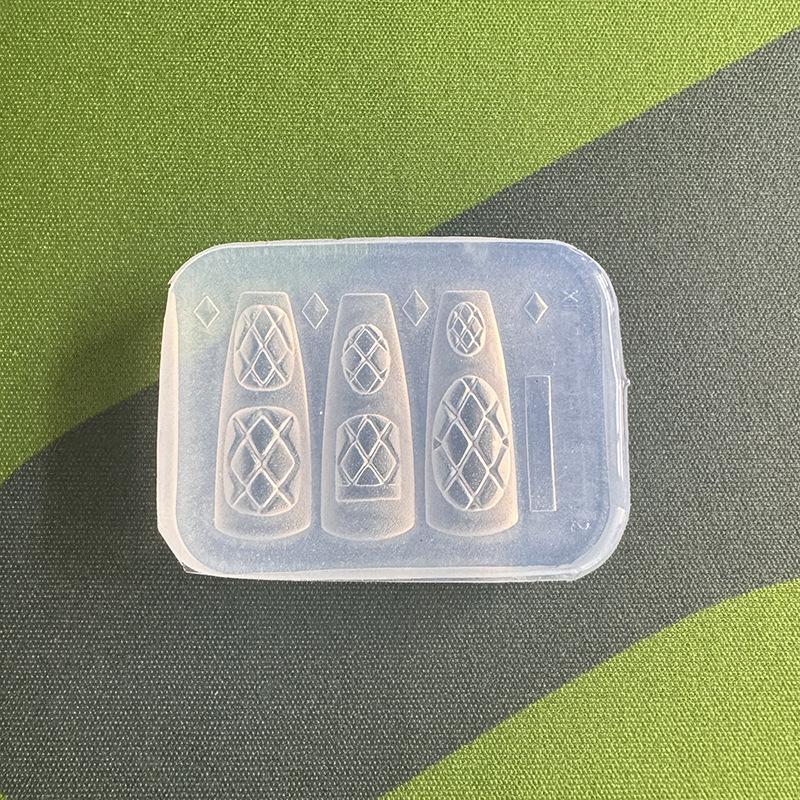 Nieuwe siliconen nagelmal met  - Resin Art Template recensie en prijs