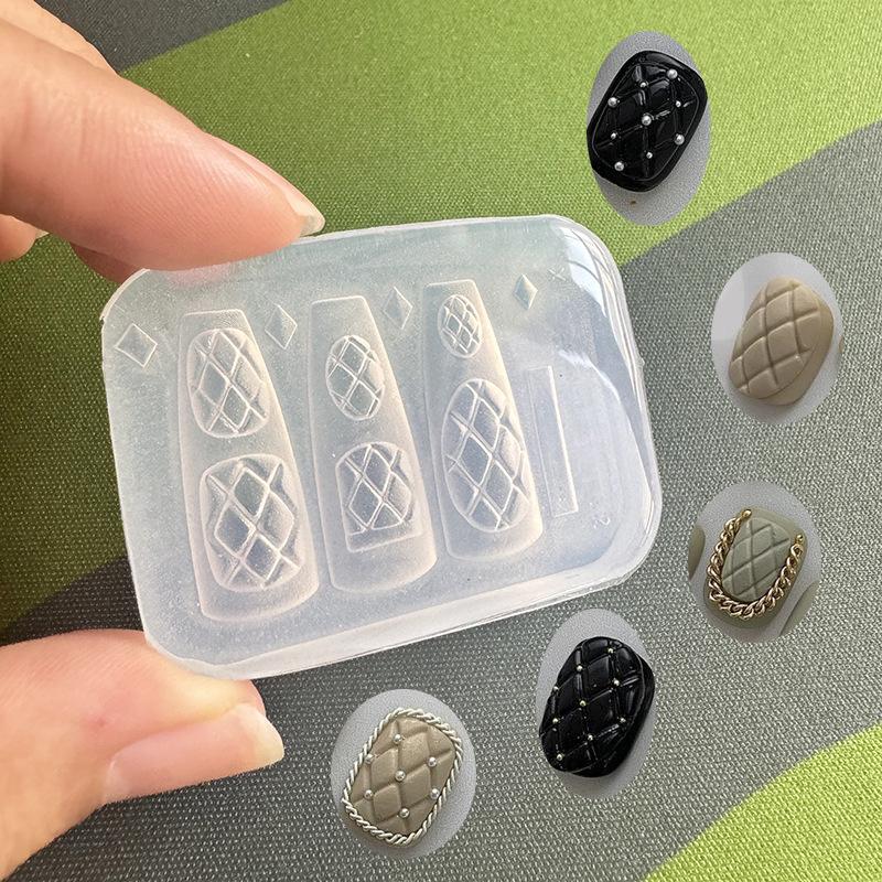 Nieuwe siliconen nagelmal met  - Resin Art Template recensie en prijs