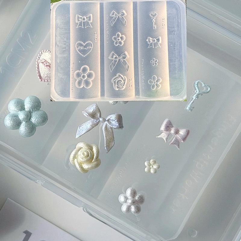 Nieuwe siliconen nagelmal met  - Resin Art Template recensie en prijs
