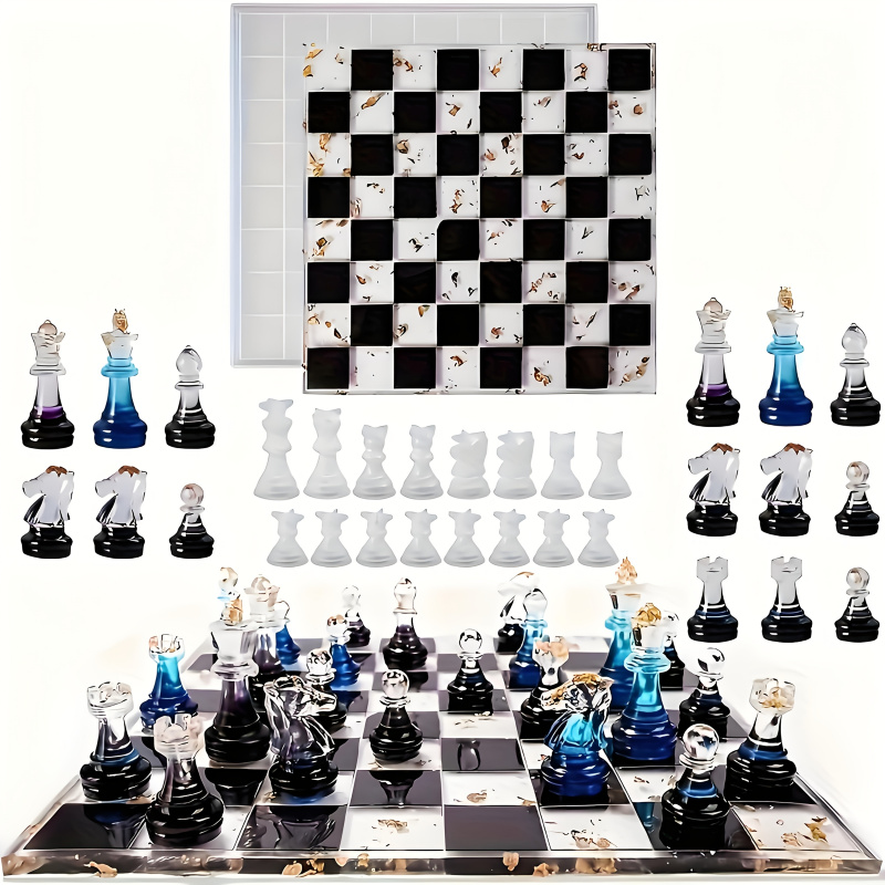 11Chessboard16Resin siliconen  - Resin Art Equipment recensie en prijs