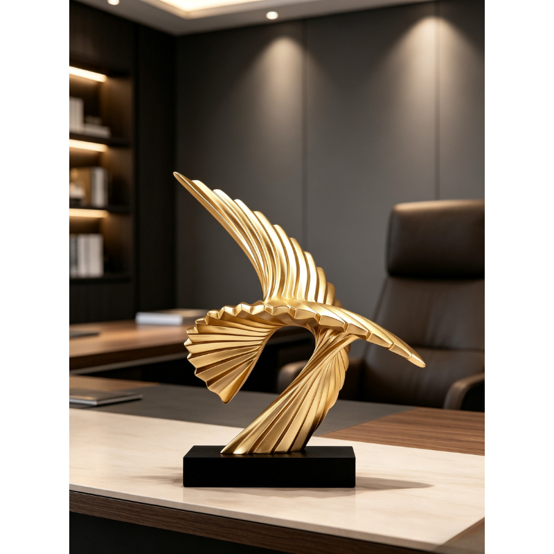 Abstracte Gouden Adelaar Sculp - Resin Art Business recensie en prijs