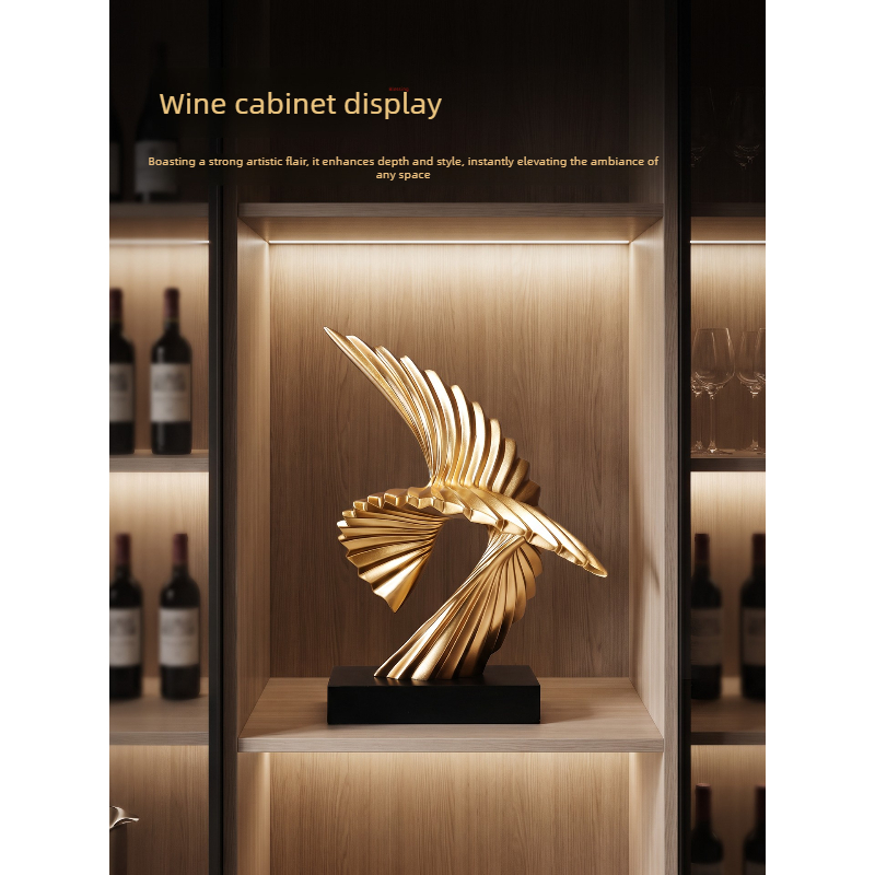 Abstracte Gouden Adelaar Sculp - Resin Art Business recensie en prijs