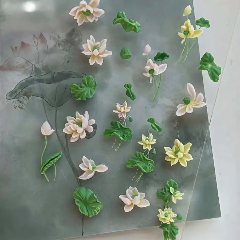 Bloemen Serie 3D Gebogen Nagel - Resin Art Template recensie en prijs
