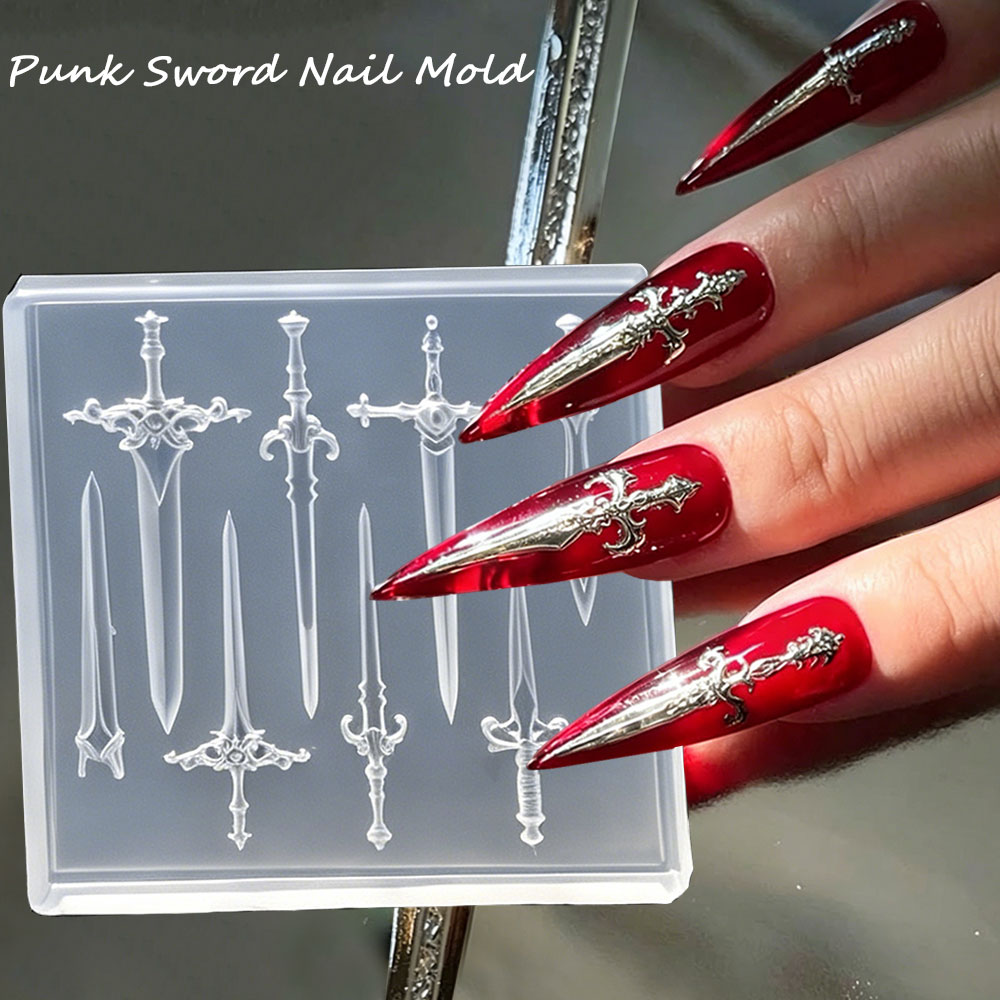 1 stuk 3D Retro Punk Zwaard Na - Resin Art Template recensie en prijs